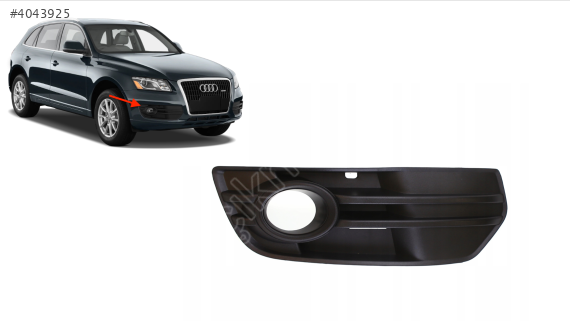 8R0807682A SİS KAPAGI SİSLİ R Q5 09-12