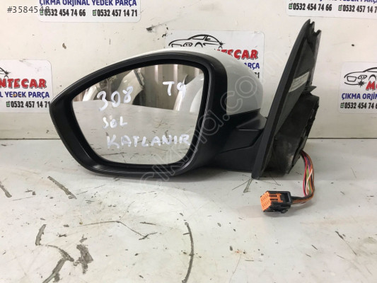 PEUGEOT 308 T9 KATLANIR SOL AYNA ORJİNAL ÇIKMA MONTECAR