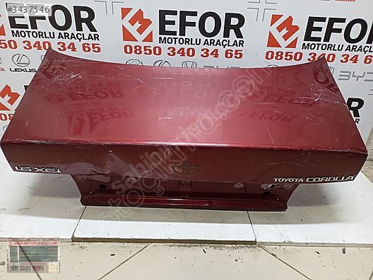 TOYOTA COROLLA BAGAJ KAPAĞI ÇIKMA ORİJİNAL PARÇA 1993-1998