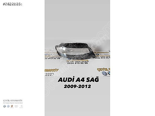 AUDİ A4 2009-2012 SAĞ SOL FAR CAMI
