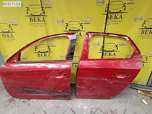 OPEL CORSA F SOL ÖN ARKA KAPI KIRMIZI ÇIKMA ORJİNAL YEDEK PARÇA
