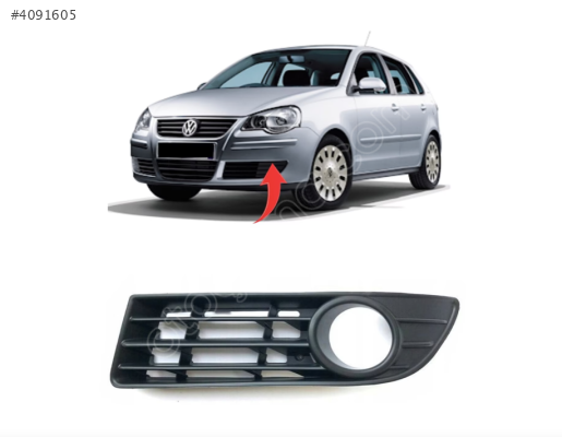 6Q0853665E VW POLO 05-09 SOL SİS KAPAĞI SİSLİ