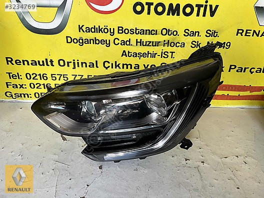 RENAULT MEGAN 4 ÇIKMA ORJİNAL TOUCH SOL FAR VE DİĞER PARÇALARI
