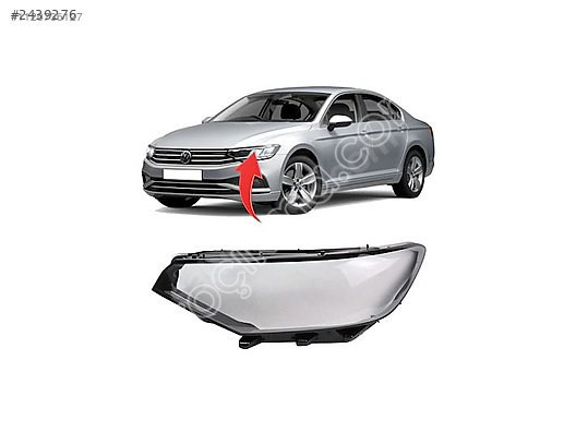 VW Passat B8.5 Sol Far Camı - Oto Çıkma Parçalar