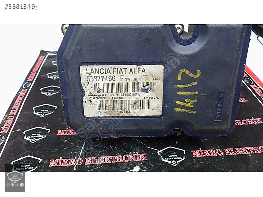 51877466 Fiat Lancia Delta ABS Beyni