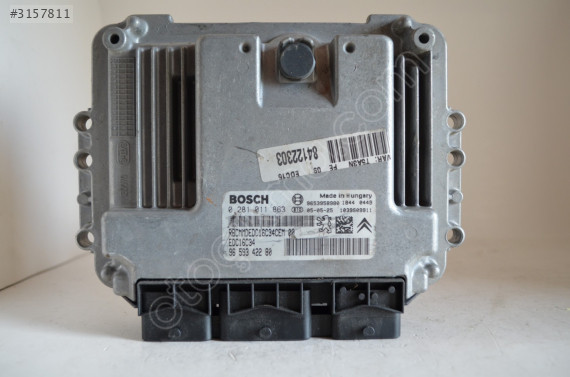 0281011863 9659342280 84122303 9653958980 MOTOR BEYNİ EDC16C34 PE