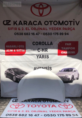 2013-2018 TOYOTA COROLLA ÇIKMA ORJINAL ÖN KAPUT