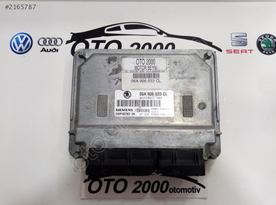 06A906033CL SKODA OCTAVİA 1.6 BGU MOTOR BEYNİ ÇIKMA