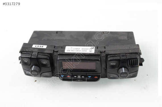 Mercedes W220 Klima Kalorifer Kontrol Paneli 2208300985 Orijinal