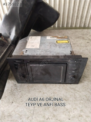 AUDİ A6 SLİNE ORJİNAL OTO TEYP VE ANFİ BASS