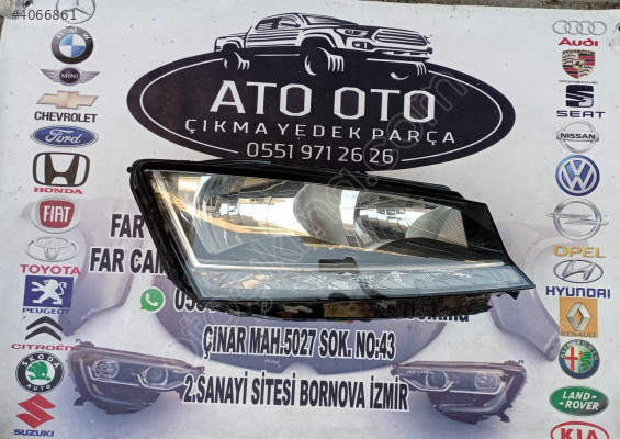 SKODA FABIA ORJINAL CIKMA SAĞ FAR