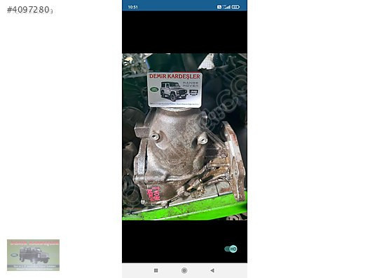 Range Rover çıkma ön defransiyel