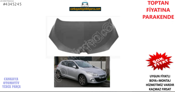 MEGANE III ÖN MOTOR KAPUTU 2009 SIFIR 651000035R