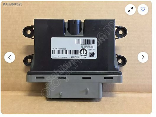 FİAT EGEA ADBLUE BEYNİ OEM: A3C07587400 ORJİNAL ÇIKMA