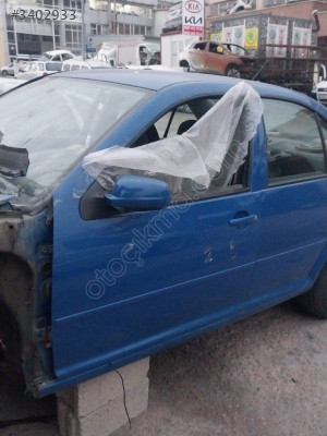 VOLKSWAGEN BORA SOL ÖN KAPI HATASIZ MAVİ