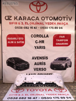 2009-2012 TOYOTA AURİS ÇIKMA ORJİNAL ARKA TAMPON