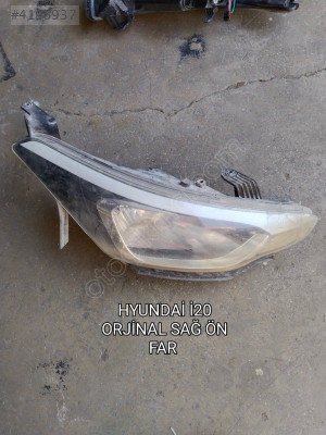 HYUNDAİ İ20 ORJİNAL SAĞ ÖN FAR AZ HASARLI 2014-2019