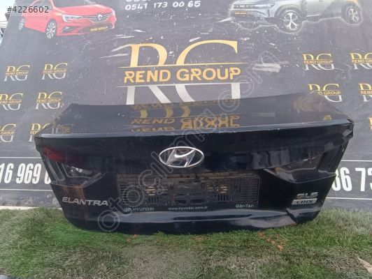HYUNDAİ ELANTRA BAGAJ KAPAĞI ORİJİNAL ÇIKMA 2017-2018