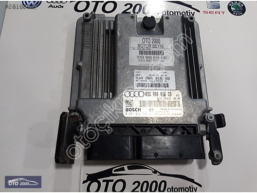 03G906016GD-03G997057HX-EDC16U31 AUDI A4 1.9 TDI BRB MOTOR BEYNİ
