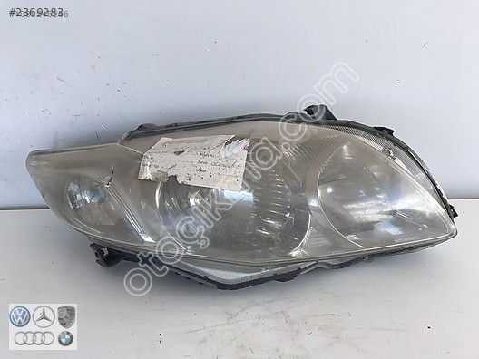 TOYOTA COROLLA 2006-2008 SAĞ FAR ORJİNAL ÇIKMA