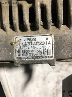Peugeot Boxer 2.0-2.5 1994-2002 (A3TA0291) Çıkma Şarj Dinamosu