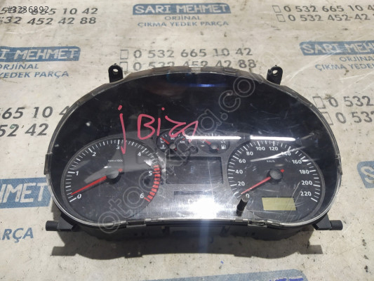 ÇIKMA SEAT İBİZA CORDOBA KİLOMETRE GÖSTERGE SAATİ 6K0919272 D