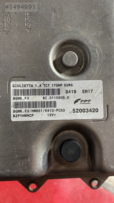 1.4 TCT 170HP EUR6 ALFA ROMEO GUİLİETTA MOTOR BEYNİ
