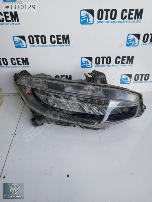 OTO CEM'DEN ÇIKMA HONDA CİVİC FC5 SAĞ FAR LED