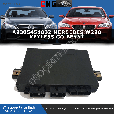a2305451032 mercedes w220 keyless go beyni