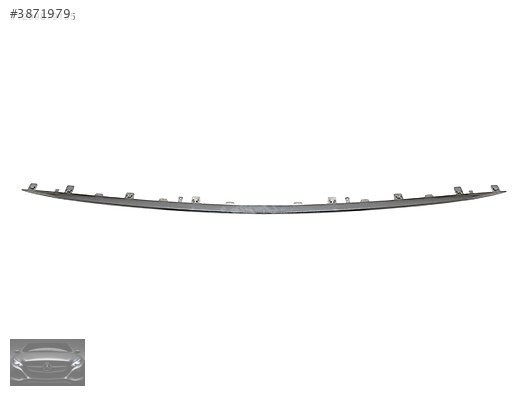 MERCEDES W206 C SERİSİ ÖN TAMPON NİKELAJI AVANGART 2068852401
