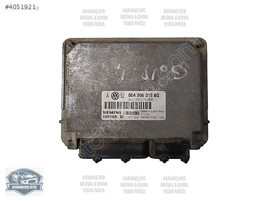 VOLKSWGEN BORA 1.6 AKL AEH MOTOR BEYNİ ORJİNAL ÇIKMA 06A906017BQ