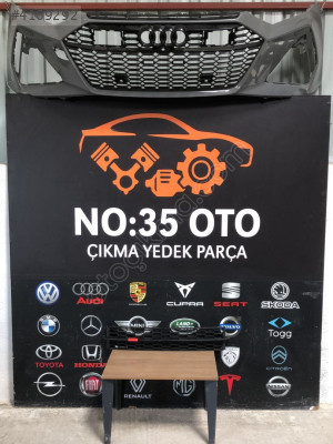 3T0853677A SKODA OCTAVİA SIFIR ÖN TAMPON ORTA IZGARA 2013-2015
