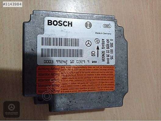 MERCEDES W168 W220 W210 W215 AİRBAG BEYNİ 0018202226