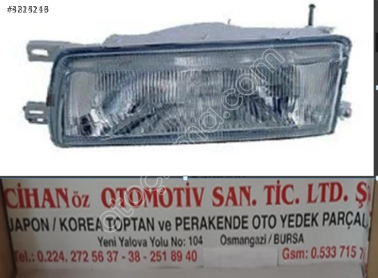 1990-1993 Nissan Sunny Sol- Sağ Ön Far BG010-060-72Y00
