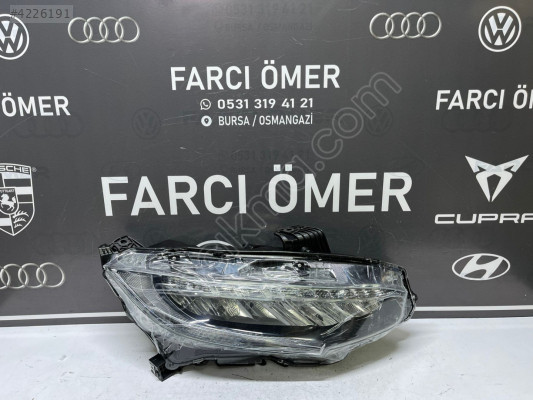 HONDA CİVİC FC5 2016-21 SAĞ ÖN FAR SIFIR FULL LED