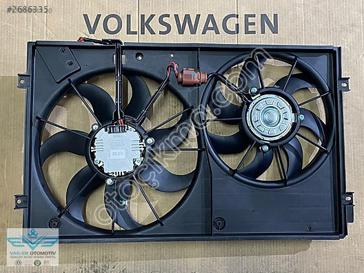PASSAT B7 POLO FAN MOTORU KOMPLE PERVANESİ ÇERÇEVESİ 1K09594