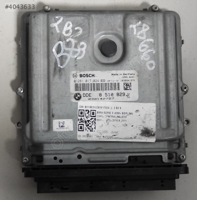 BMW E90 / E91 320D MOTOR BEYNİ EDC17C41 / DDE8510829 / 0281017024