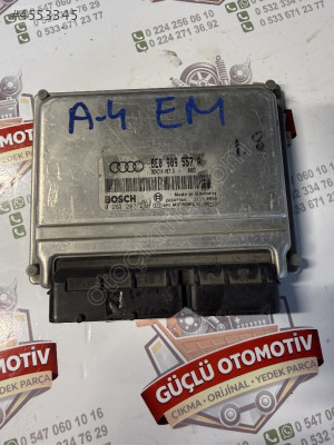 AUDİ A4 MOTOR BEYNİ 8E0909557A ORİJİNAL SÖKME