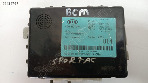 kia sportage 2012 bcm beyni/modülü (son fiyat)