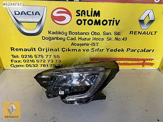 RENAULT CLIO ÇIKMA ORJİNAL SOL ÖN FAR VE DİĞER PARÇALARI