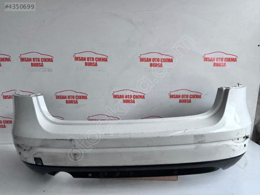 Fluence arka tampon orijinal çıkma beyaz renk