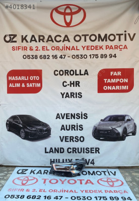 2020-2025 TOYOTA HİLUX ÇIKMA ORJİNAL SOL ÖN FAR
