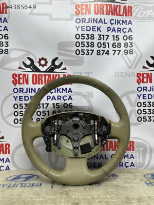RENAULT SCENİC 2 MEGANE 2 ORJİNAL BEJ DİREKSİYON SİMİDİ