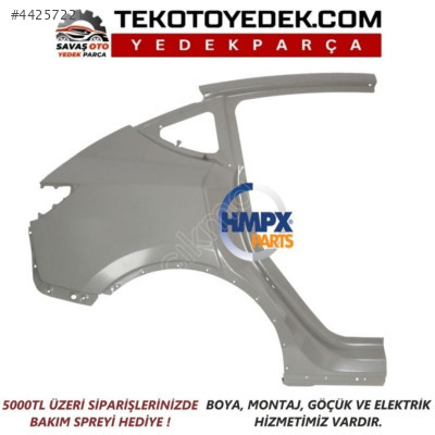 TESLA MODEL Y ARKA ÇAMURLUK SAĞ SOL / KAMPANYA