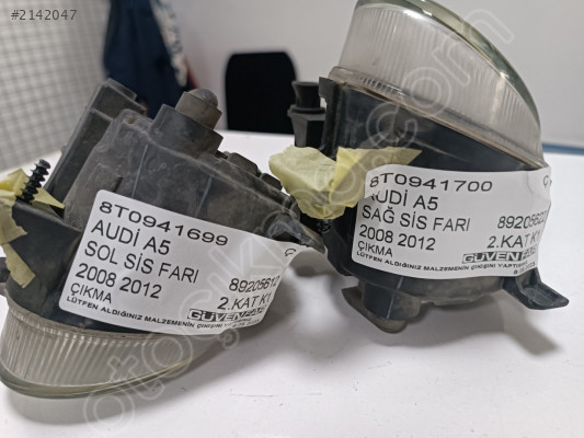 AUDİ A5 SAĞ SİS FARI 2008 2012 89205622 8T0941700 Ç