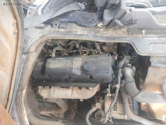 KİA PREGİO 2.7 DİZEL ÇIKMA KOMPLE DOLU MOTOR ÇALIŞIR DURUMDA
