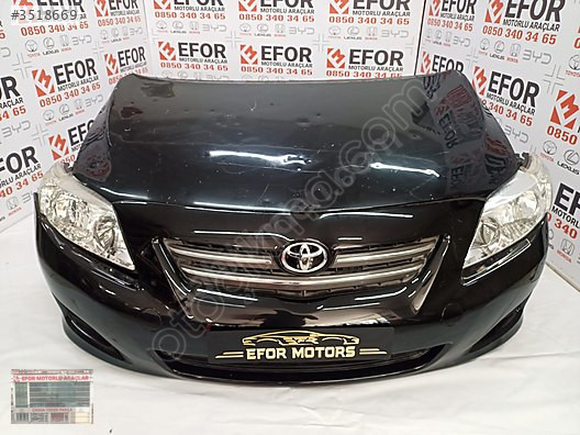 TOYOTA COROLLA KOMPLE ÖN ÇIKMA ORİJİNAL PARÇA 2007-2010