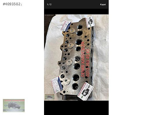 Land Rover 2.5 Dizel Silindir Kapağı