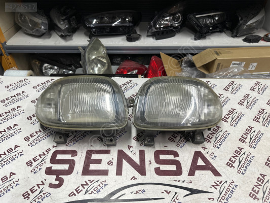 RENAULT CLİO 2 98-02 ORJİNAL ÇIKMA SİYAH ZEMİN SAĞ VEYA SOL FAR