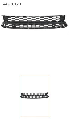 AMAROK ÖN TAMPON ORTA IZGARASI 2H6853677